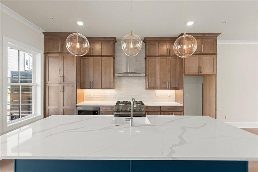 Furnished interior view inside a new home in , Alpharetta (Image 9).