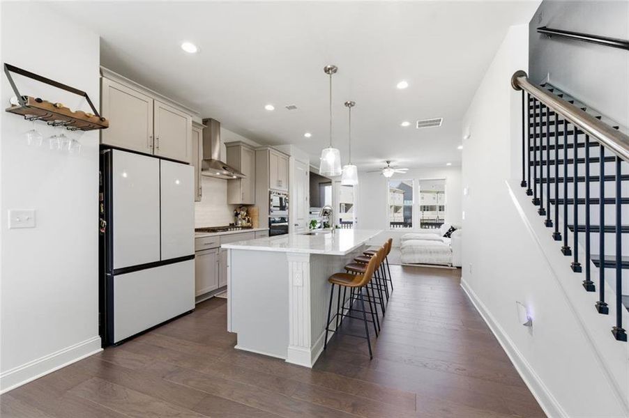 Furnished interior view inside a new home in , Duluth (Image 15).