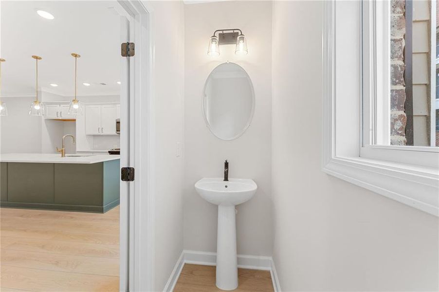 Furnished interior view inside a new home in Townes at South Main, Kennesaw (Image 8).