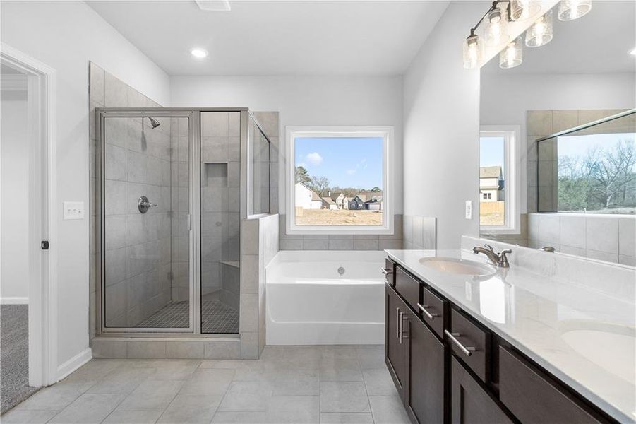 Furnished interior view inside a new home in Harmony Farms, Eatonton (Image 11).