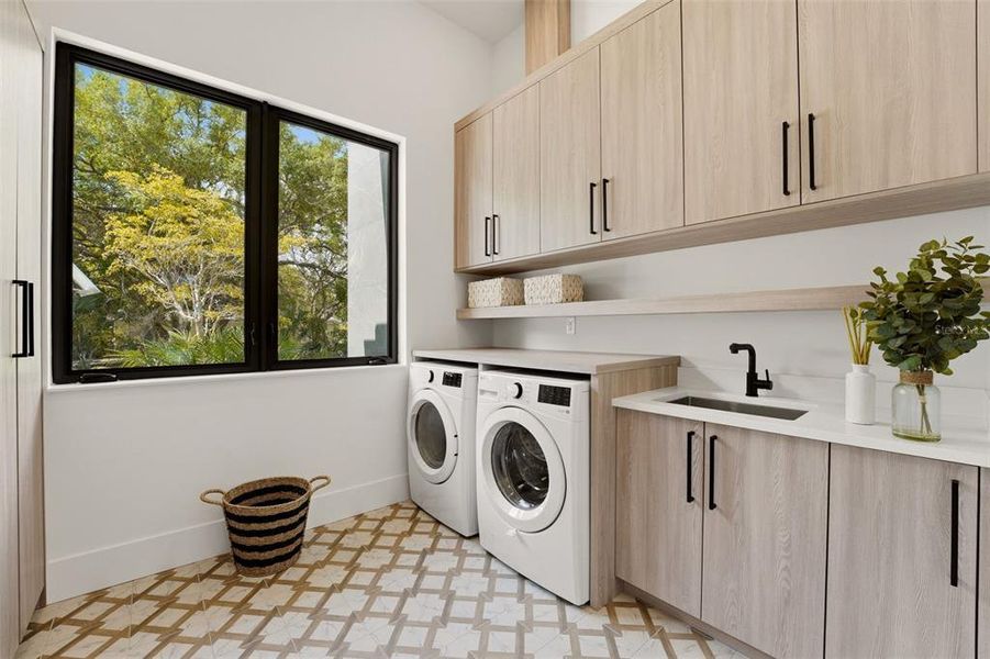 Furnished interior view inside a new home in , Sarasota (Image 18).