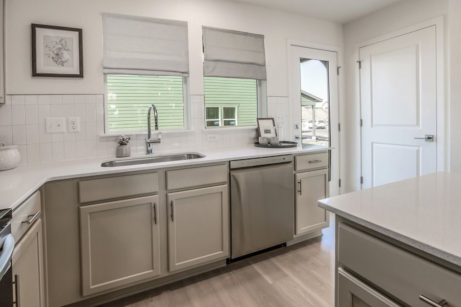 Representative furnished interior of a home built from the Clover by Hartford Homes in Prairie Song Cottages, Windsor (Image 11). Representative furnished interior of a home built from the Clover by Hartford Homes in Prairie Song Cottages, Windsor (Image 11).