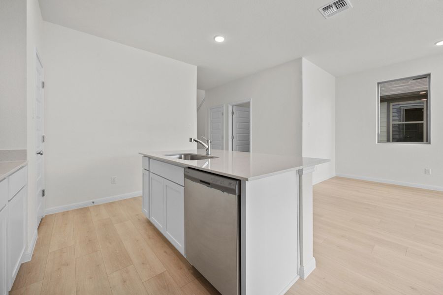Furnished interior view inside a new home in Trinity Ranch, Elgin (Image 10).