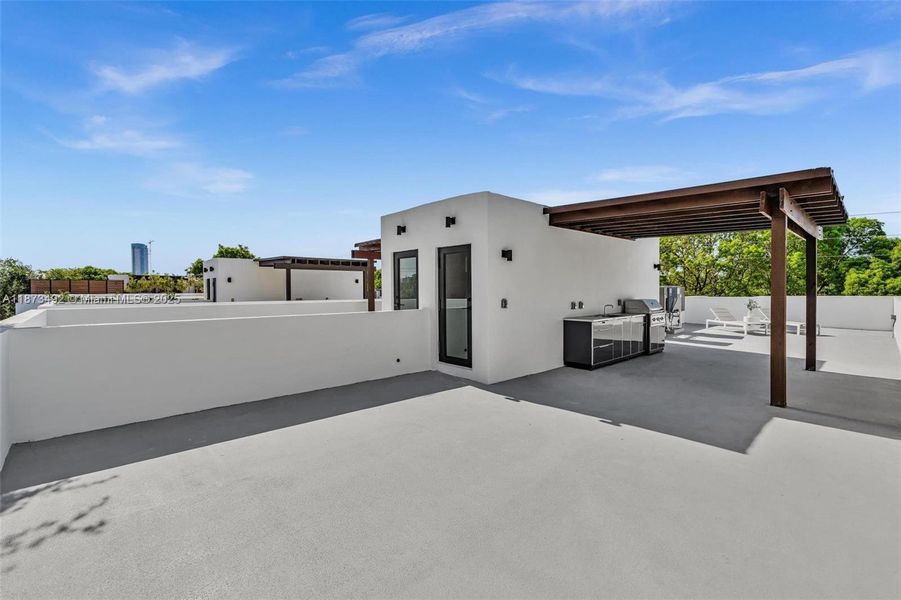 Front exterior of a new home in , Miami, FL, highlighting curb appeal (Image 22). Front exterior of a new home in , Miami, FL, highlighting curb appeal (Image 22).