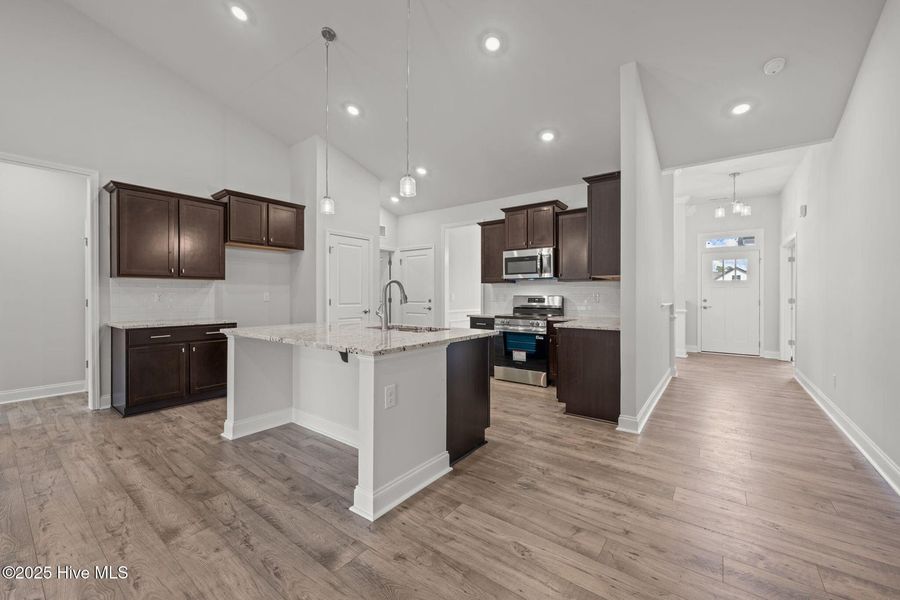 Furnished interior view inside a new home in Fairfield Harbour, New Bern (Image 6).