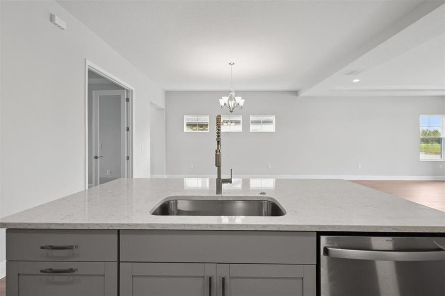 Furnished interior view inside a new home in Two Rivers, Zephyrhills (Image 7).