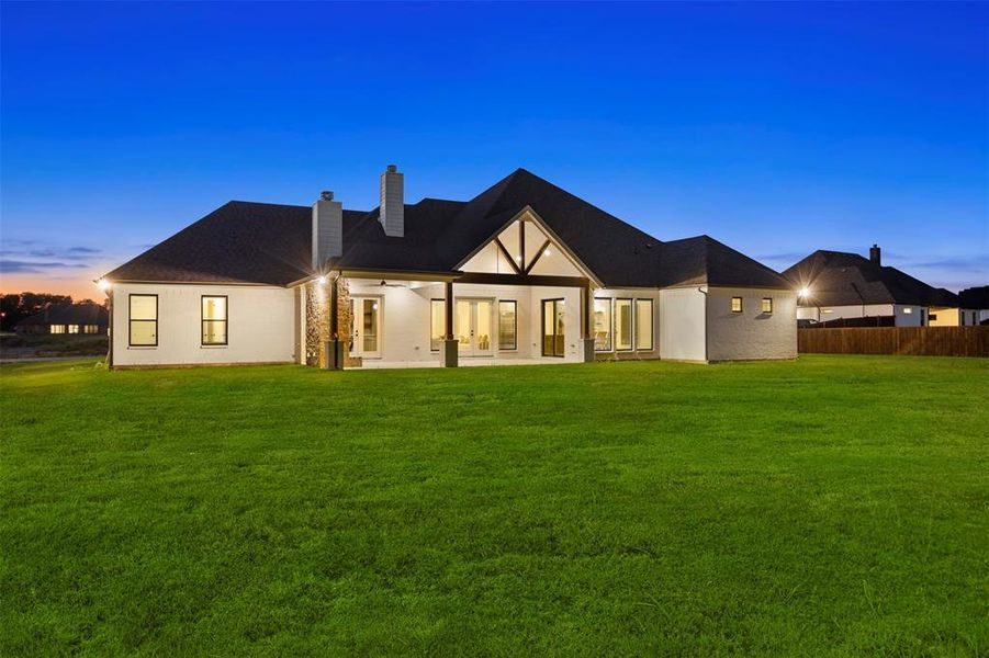 Front exterior of a new home in , Waxahachie, TX, highlighting curb appeal (Image 27).