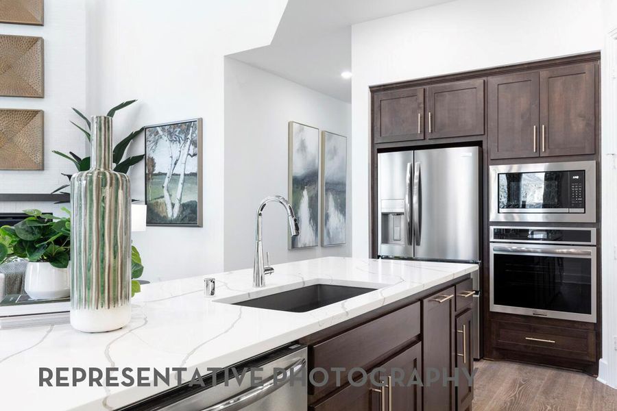 Furnished interior view inside a new home in Parkside On The River, Georgetown (Image 14).