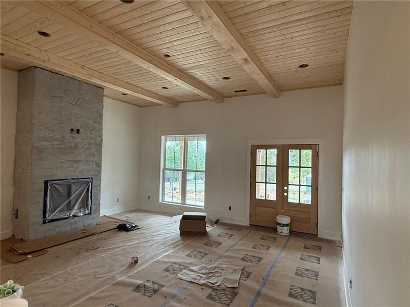 In-progress construction of a new home in , Calhoun, GA (Image 6).