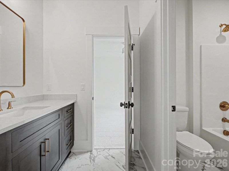 Furnished interior view inside a new home in , Clover (Image 35).