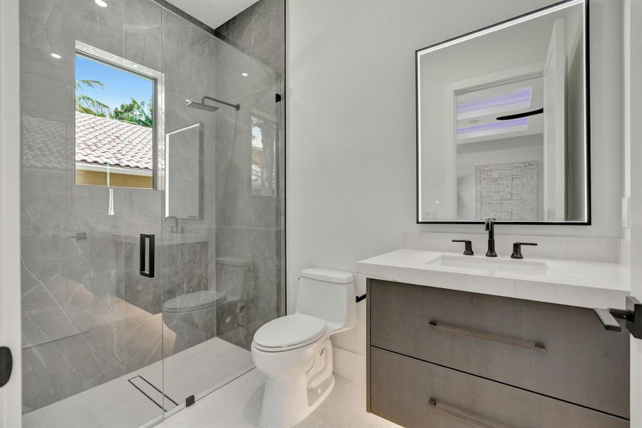 Furnished interior view inside a new home in , Lantana (Image 15).