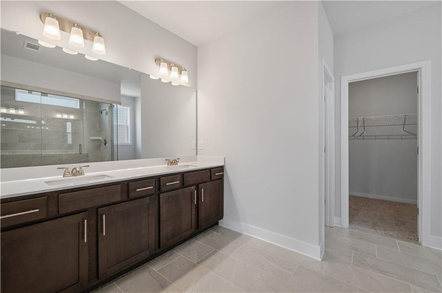 Furnished interior view inside a new home in Garland Meadows, Cartersville (Image 12).