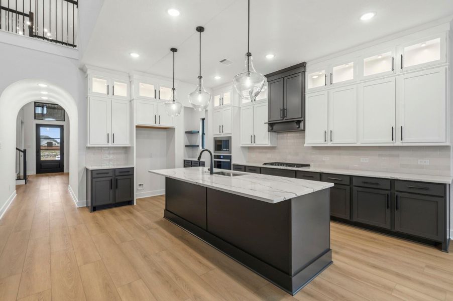 Furnished interior view inside a new home in Elyson, Katy (Image 6).