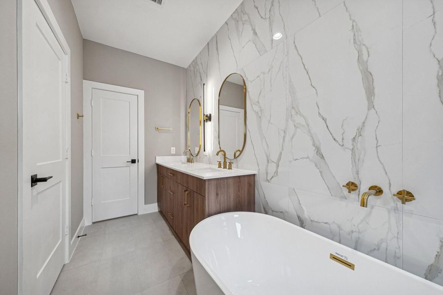 Furnished interior view inside a new home in , Houston (Image 13).