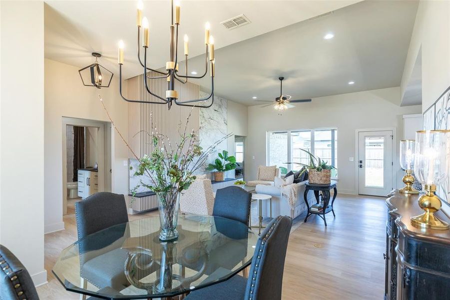 Furnished interior view inside a new home in , Abilene (Image 31).