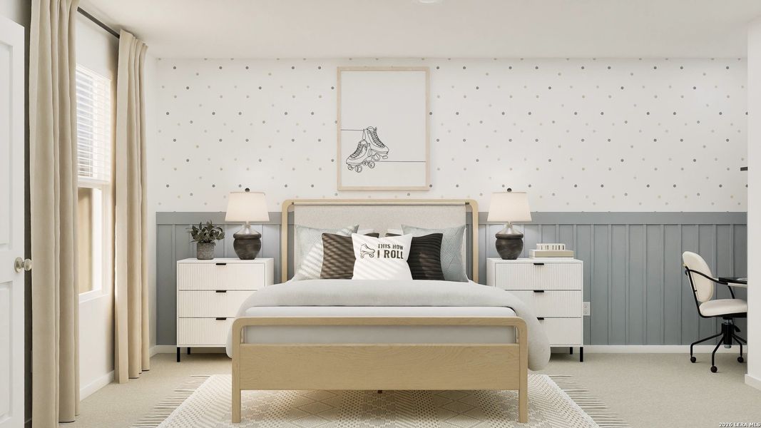 Furnished interior view inside a new home in Blossom Ranch, San Antonio (Image 17).