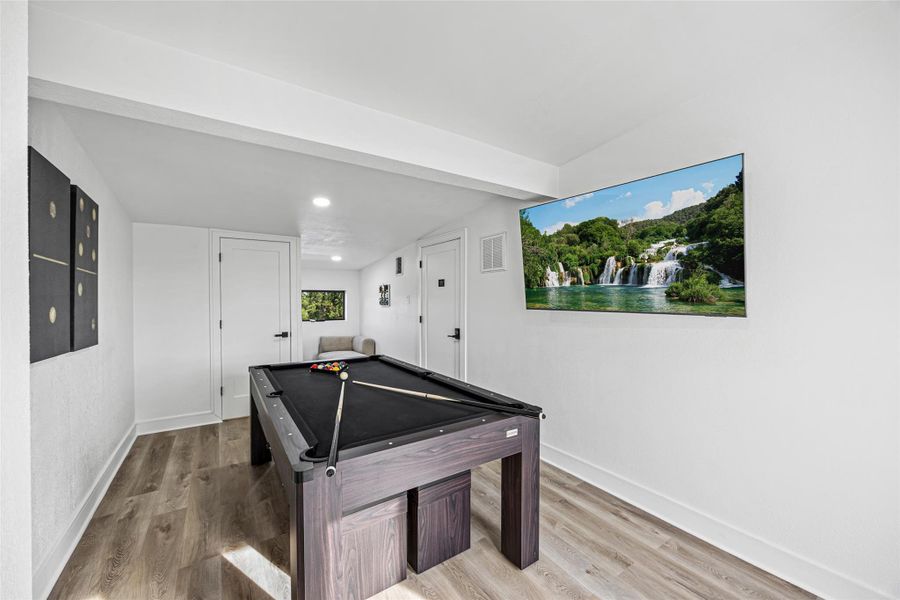 Fourth floor game room