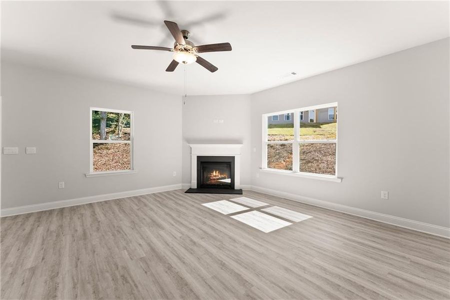 Spacious, unfurnished interior of a new home in Habersham Meadows, Demorest (Image 19).