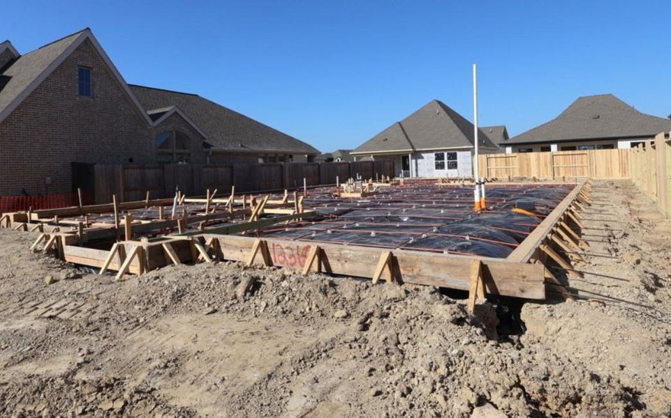 Every foundation at DWH is engineered and it’s inspected three times! We do not do “batch” testing.  Rest easy knowing your foundation comes with a 10 year warranty.