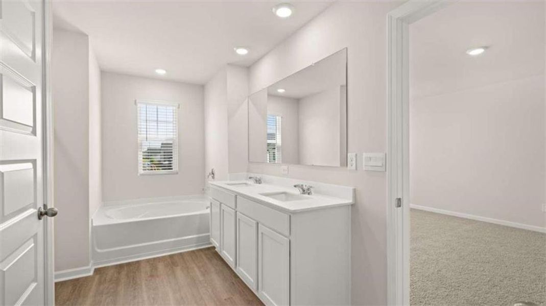 Furnished interior view inside a new home in Preserve at Dove Creek, Statham (Image 7). Furnished interior view inside a new home in Preserve at Dove Creek, Statham (Image 7).