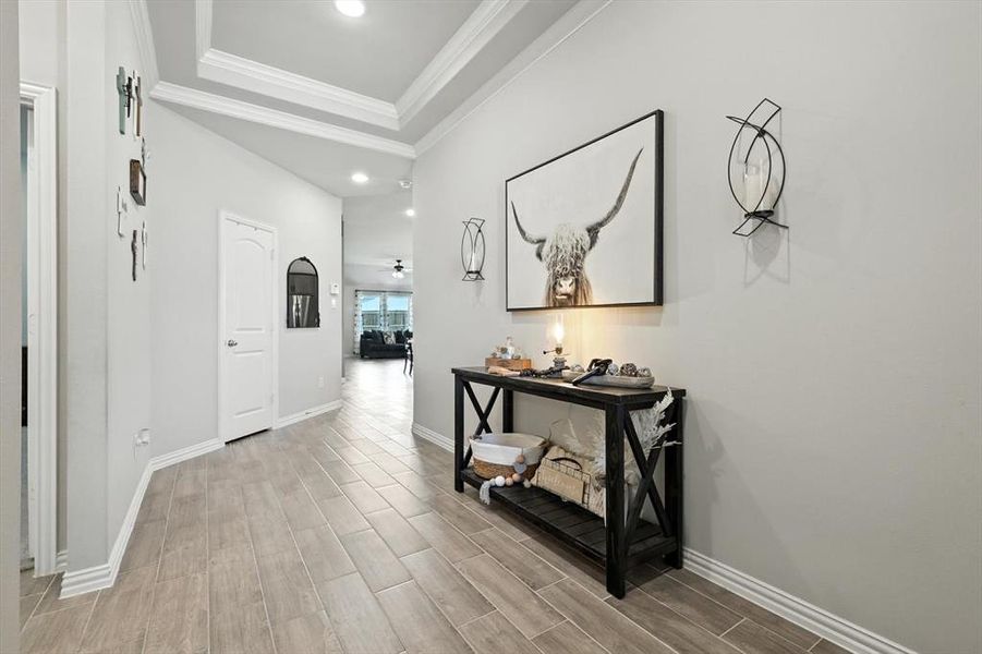 Furnished interior view inside a new home in , Royse City (Image 33).