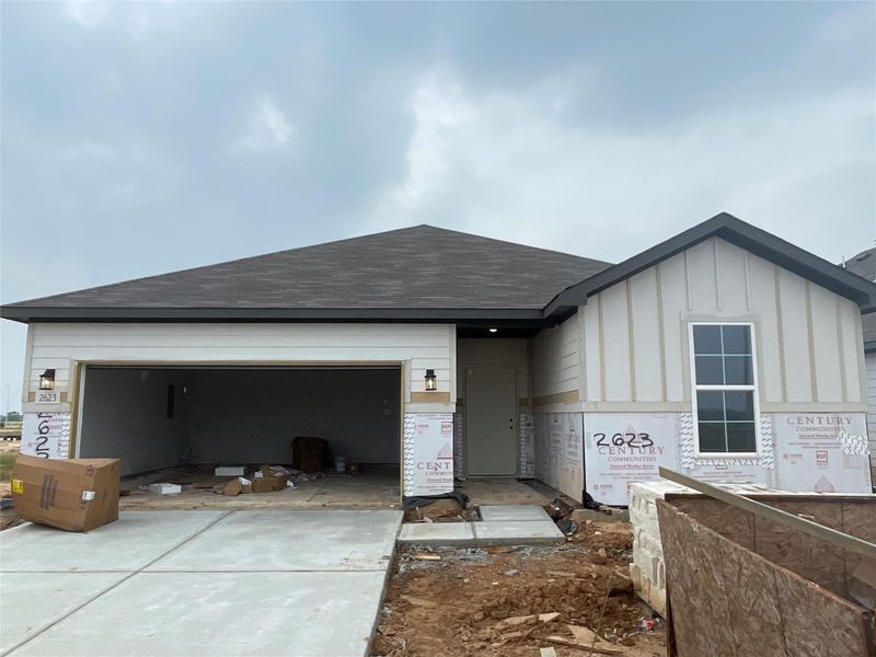 In-progress construction of a new home in Mirabella, Brookshire, TX (Image 19).