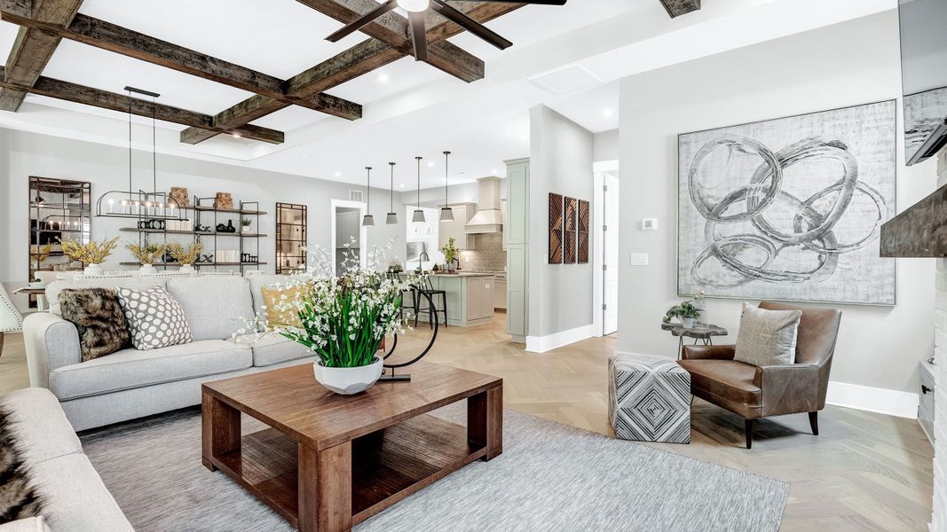 Great Room onto Kitchen