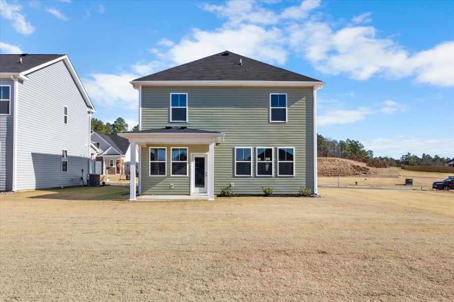 Exterior details and patio area of a home in Windsor, North Augusta (Image 22).