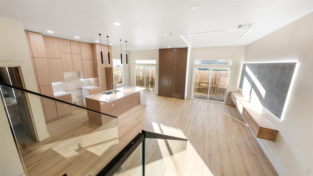 Furnished interior view inside a new home in , Houston (Image 9).