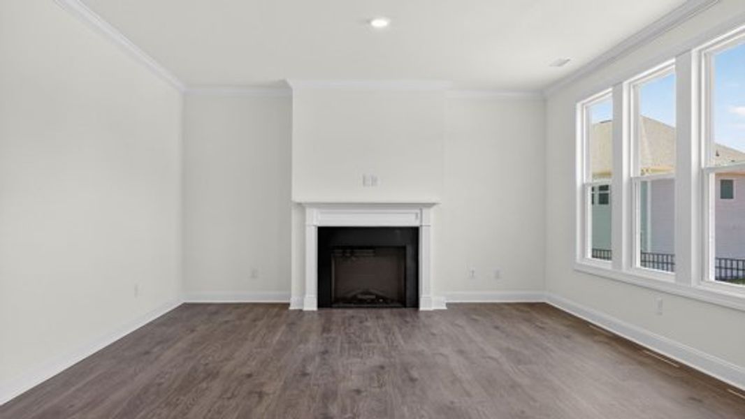 Representative unfurnished interior of a home built from the Wylie by D.R. Horton in The Manors at Swift Creek Farm, Clayton (Image 15).