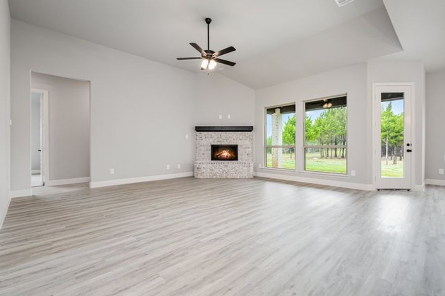 Representative unfurnished interior of a home built from the The Cedar by Sumeer Homes in Stone Henge II, Sanger (Image 12). Representative unfurnished interior of a home built from the The Cedar by Sumeer Homes in Stone Henge II, Sanger (Image 12).