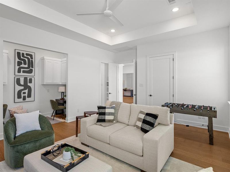 Furnished interior view inside a new home in , Gunter (Image 5).