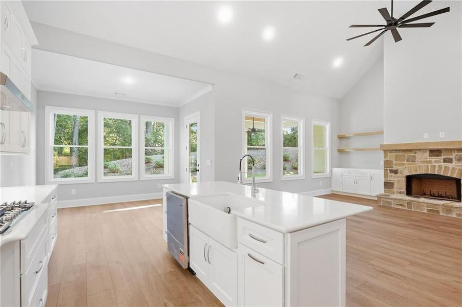 Furnished interior view inside a new home in , Powder Springs (Image 10).