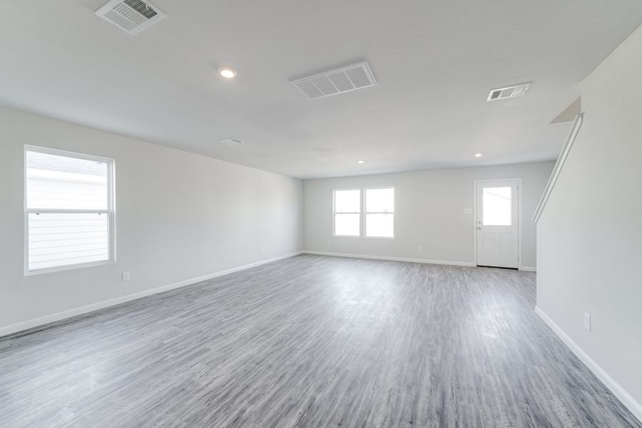 Representative unfurnished interior of a home built from the Jefferson by National HomeCorp in Canal Walk, Roanoke Rapids (Image 18).