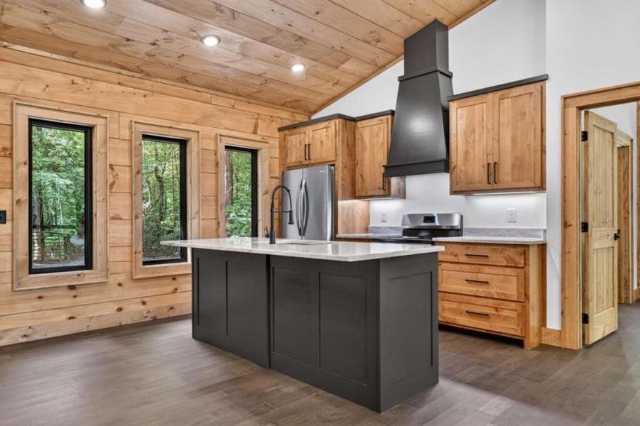 Furnished interior view inside a new home in , Blue Ridge (Image 8).