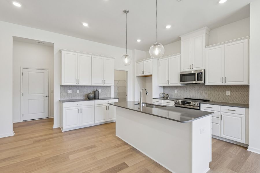 Furnished interior view inside a new home in Terraces at the Exchange, Fort Mill (Image 11).