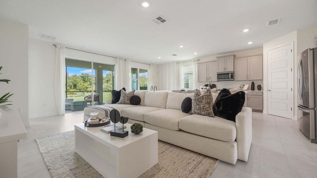 Furnished interior view inside a new home in Lakes of Mount Dora, Mount Dora (Image 12). Furnished interior view inside a new home in Lakes of Mount Dora, Mount Dora (Image 12).