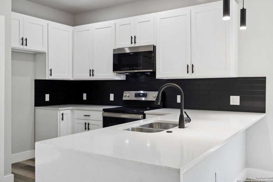 Furnished interior view inside a new home in , San Antonio (Image 13). Furnished interior view inside a new home in , San Antonio (Image 13).