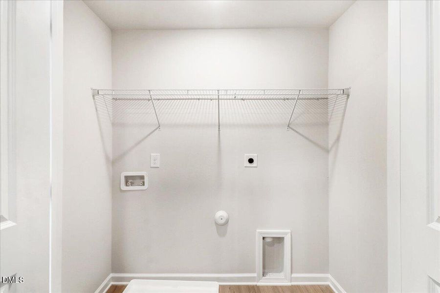 41-Laundry room with shelving in new con