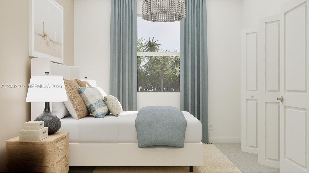 Furnished interior view inside a new home in Emerald Palms, Miami (Image 12).