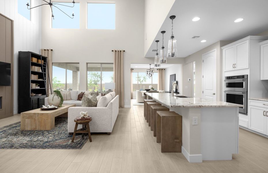 Representative furnished interior of a home built from the Prato by Pulte Homes in Upper Canyon, Phoenix (Image 15).