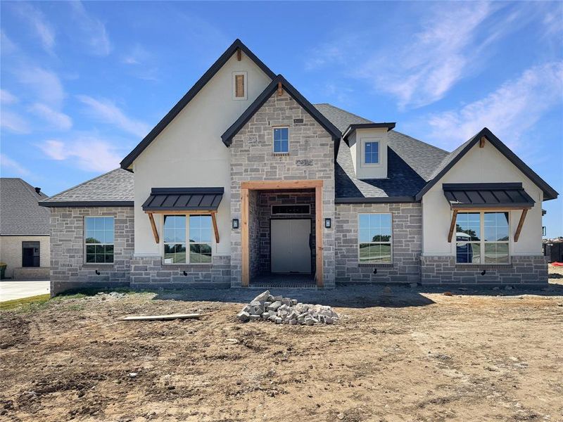 In-progress construction of a new home in The Retreat, Cleburne, TX (Image 8).