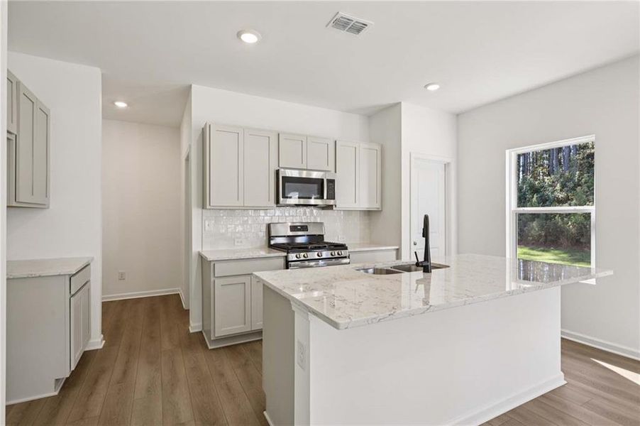 Furnished interior view inside a new home in Langston Reserve, Cartersville (Image 6).