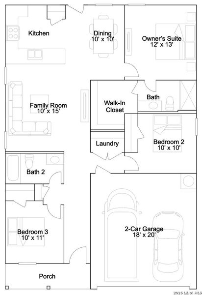 2D floor plan layout of this home in Hidden Trails, Bulverde, TX (Image 4). 2D floor plan layout of this home in Hidden Trails, Bulverde, TX (Image 4).