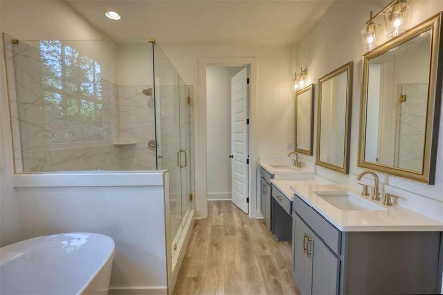 Furnished interior view inside a new home in , Monticello (Image 29). Furnished interior view inside a new home in , Monticello (Image 29).