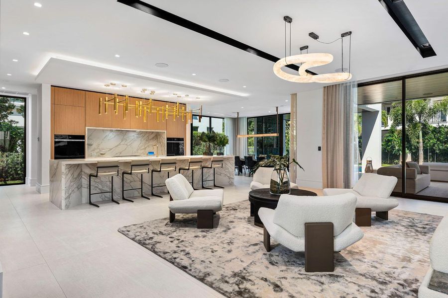 Furnished interior view inside a new home in , Boca Raton (Image 5).