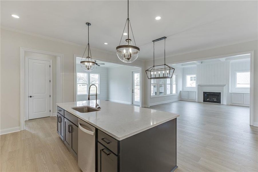 Furnished interior view inside a new home in , Cumming (Image 18).