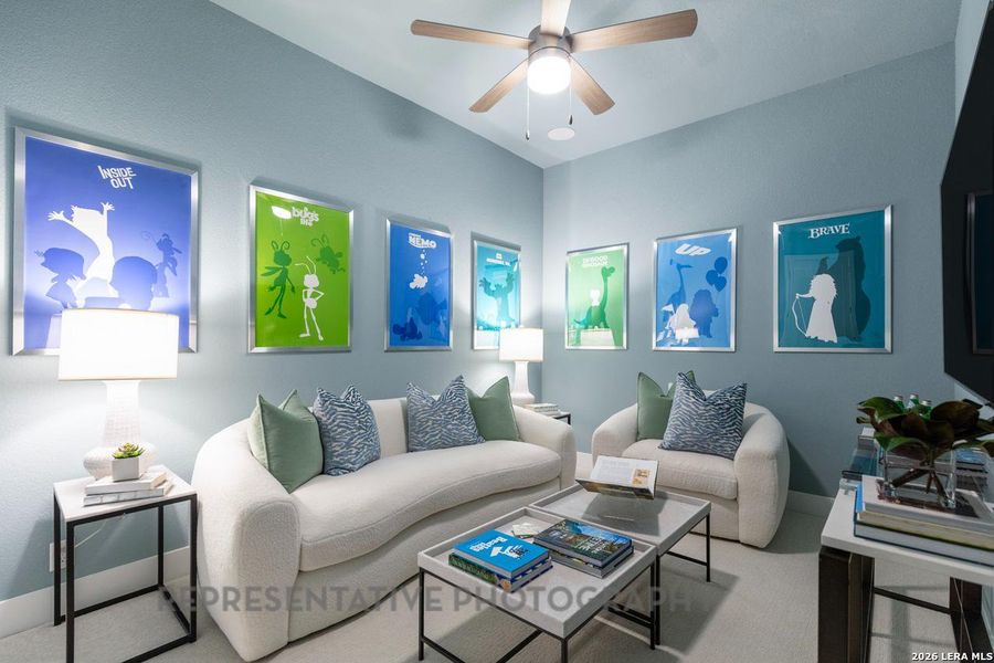 Furnished interior view inside a new home in Davis Ranch, San Antonio (Image 19).
