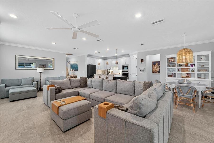 Furnished interior view inside a new home in , Land O' Lakes (Image 39).