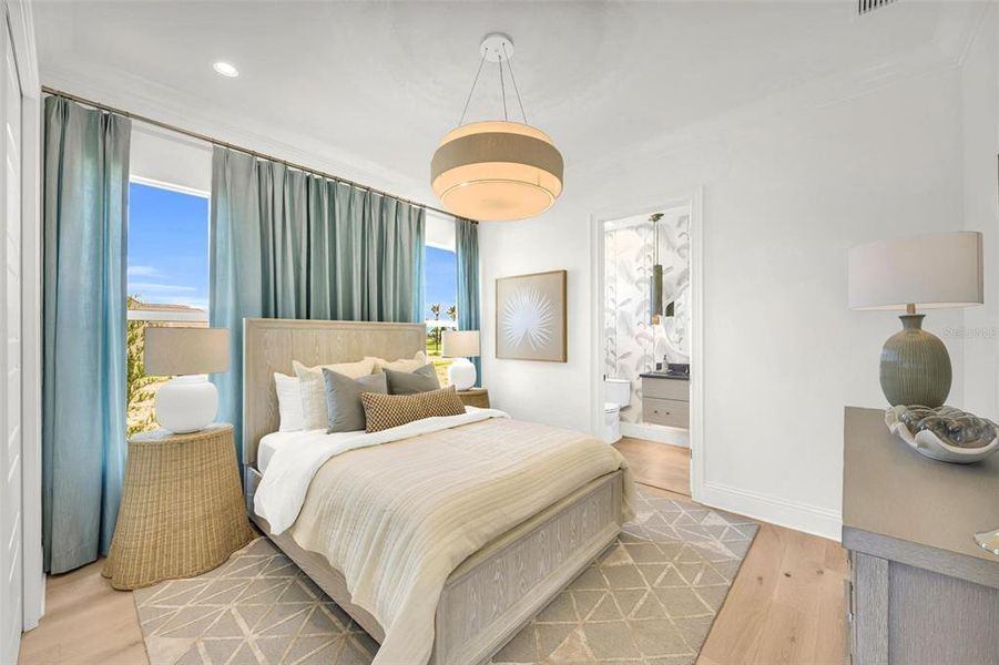 Furnished interior view inside a new home in , Venice (Image 13).